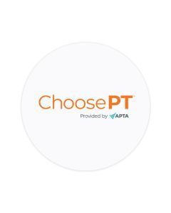 ChoosePT 3.5" Round Sticker - White